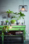 Mica Decorations Hella Stolp - H23 x Ø17 cm - Naturel - Hout / Glas