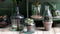 Mica Decorations Hella Stolp - H23 x Ø17 cm - Naturel - Hout / Glas