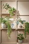 Mica Decorations Hendrick Bloempot - 21x21x19 cm - Cement - Créme