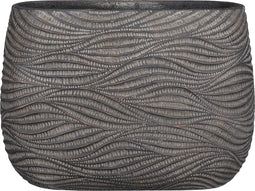 Mica Decorations Hendrick Bloempot - 42x20x30 cm - cement - Bruin