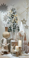 Mica Decorations Holm Vaas - H52 x Ø34 cm - Keramiek - Crème