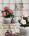 Mica Decorations Hortensia Kunstplant in Bloempot Stan - H45 x Ø45 cm - Roze