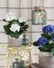 Mica Decorations Hortensia Kunstplant in Bloempot Stan - H45 x Ø45 cm - Wit
