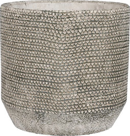 Mica Decorations Jack Bloempot - 21x21x19 cm - Cement - Groen