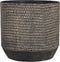 Mica Decorations Jack Bloempot - 21x21x19 cm - Cement - Zwart