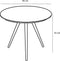 Mica Decorations Jailey Bijzettafel - Set van 2 - H49 x Ø50 cm - Gerecycled Hout - Bruin