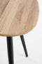 Mica Decorations Jailey Bijzettafel - Set van 2 - L84 x B39 x H39 cm - Gerecycled Hout - Bruin