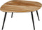 Mica Decorations Jailey Bijzettafel - Set van 3 - L62 x B52 x H34 cm - Gerecycled Hout - Bruin