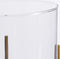 Mica Decorations Jamey Vaas op standaard - H31 x Ø17 cm - Glas - Goud
