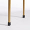 Mica Decorations Jamey Vaas op standaard - H31 x Ø17 cm - Glas - Goud