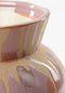 Mica Decorations Javi Vaas - H28 x Ø28 cm - Keramiek - Roze, Beige