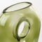 Mica Decorations Jay Vaas - L18 x B8 x H23 cm - Glas - Lichtgroen