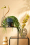 Mica Decorations Jay Vaas - L19 x B11 x H25 cm - Glas - Lichtgrijs