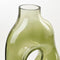 Mica Decorations Jay Vaas - L19 x B11 x H25 cm - Glas - Lichtgroen