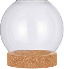 Mica Decorations Jillian Vaas - H21 x Ø20 cm - Op onderzetter - Glas