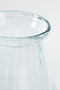 Mica Decorations Jive Vase - H23 x Ø18 cm - Recycled Glass - Transparent