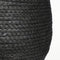 Mica Decorations Jorck Mand voor Planten - Set van 3 - H24 x Ø26 cm - Papier - Zwart