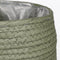 Mica Decorations Jorck Mand voor Planten - Set van 3 - H24 x Ø26 cm - Papier - Groen