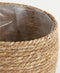 Mica Decorations Jorck Plantenmand - H24 x Ø26 cm - Zeegras - Lichtbruin