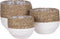Mica Decorations Jorck Plantenmand - Set van 3 - H24 x Ø26 cm - Off White