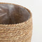 Mica Decorations Jorck Plantenmand - Set van 3 - H24 x Ø26 cm - Off White
