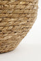 Mica Decorations Jorck Plantenmand - Set van 3 - H24 x Ø26 cm - Zeegras - Beige, Bruin