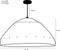Mica Decorations Joulz Hanglamp - H22 x Ø41 cm - Jute - Lichtbruin