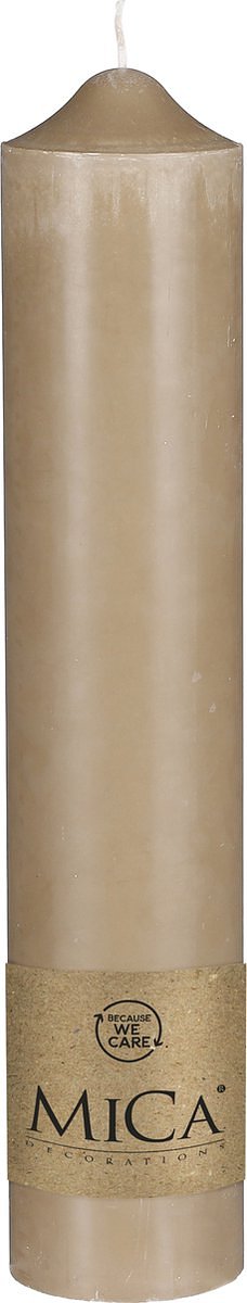 Mica Decorations Kaars - H35 x Ø7 cm - Beige