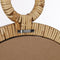 Mica Decorations Kaj Wandspiegel - L41 x B2 x H51 cm - Bruin