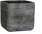 Mica Decorations Kane Bloempot - 19x19x18 cm - Donkergrijs