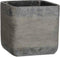 Mica Decorations Kane Bloempot - L25 x B25 x H24 cm - Donkergrijs