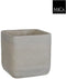 Mica Decorations Kane Bloempot Vierkant - 19x19x18 cm - Lichtgrijs