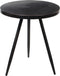 Mica Decorations Kent Bijzettafel - H40 x Ø35 cm - Metaal - Zwart