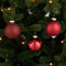 Mica Decorations Kerstballen Set - 42 Stuks - Ø7 cm - Glas - Donkerrood