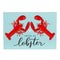 Mica Decorations Kerstverlichting Lobster - 50x3x30 cm - Ijzer - Rood