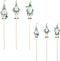 Mica Decorations Kerstverlichting Midget - 42x36x116 cm - Ijzer - Zwart