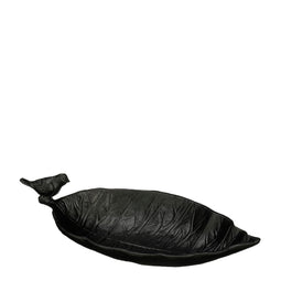 Mica Decorations Kerstverlichting Vogel Bad - 29.5x15.5x8.5 cm - Ijzer - Zwart