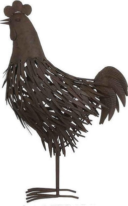 Mica Decorations Kip Tuindecoratie - 45 x 18 x 63 cm - Roestkleurig