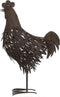 Mica Decorations Kip Tuindecoratie - 45 x 18 x 63 cm - Roestkleurig
