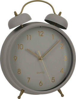 Mica Decorations Klok Buzz 23,5 X 30,5 Cm Staal Grijs