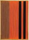 Mica Decorations Kuba Wanddecoratie - L50 x B3 x H70 cm - FSC 100% - Katoen - Oranje