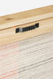 Mica Decorations Kuba Wanddecoratie - L50 x B3 x H70 cm - FSC 100% - Katoen - Oranje