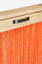 Mica Decorations Kuba Wanddecoratie - L50 x B3 x H70 cm - FSC 100% - Katoen - Oranje