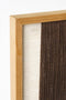 Mica Decorations Kuba Wanddecoratie - L50 x B3 x H70 cm - FSC 100% - Katoen - Oranje