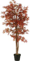 Mica Decorations Kunstboom Esdoorn - 165x80x165 cm - Polyester - Rood