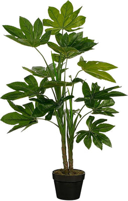 Mica Decorations Kunstplant Fatsia - 70x70x100 cm - Polyester - Groen