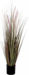 Mica Decorations Kunstplant - gras / siergras - groen/paars - H120 x D60 cm