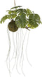 Mica Decorations Kunstplant Monstera Hanging - 93x66x43 cm - foam - Groen
