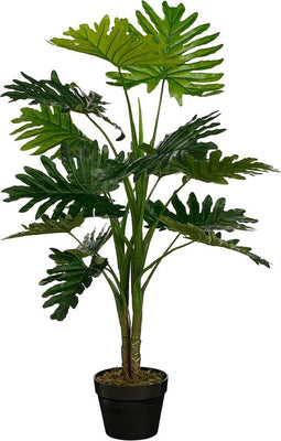 Mica Decorations Kunstplant Philodendron - 70x70x100 cm - Polyester - Groen