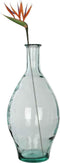 Mica Decorations Kyara Fles Vaas - H60 x Ø28 cm - Gerecycled Glas - Transparant